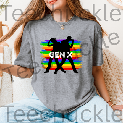 Teechuckle Unisex Gen x T-shirt