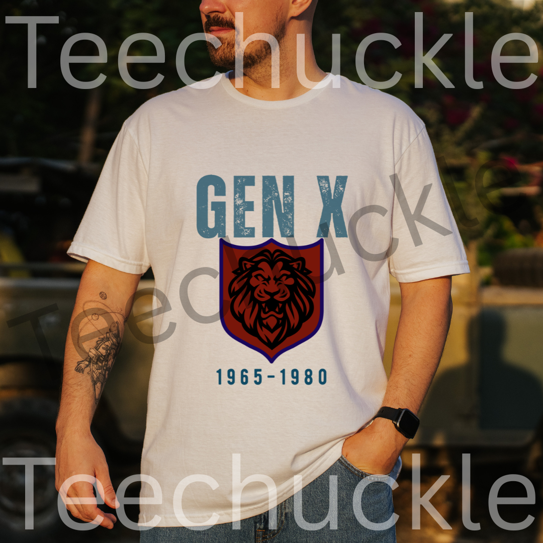 Unisex Gen x 1965-1980 t-shirt