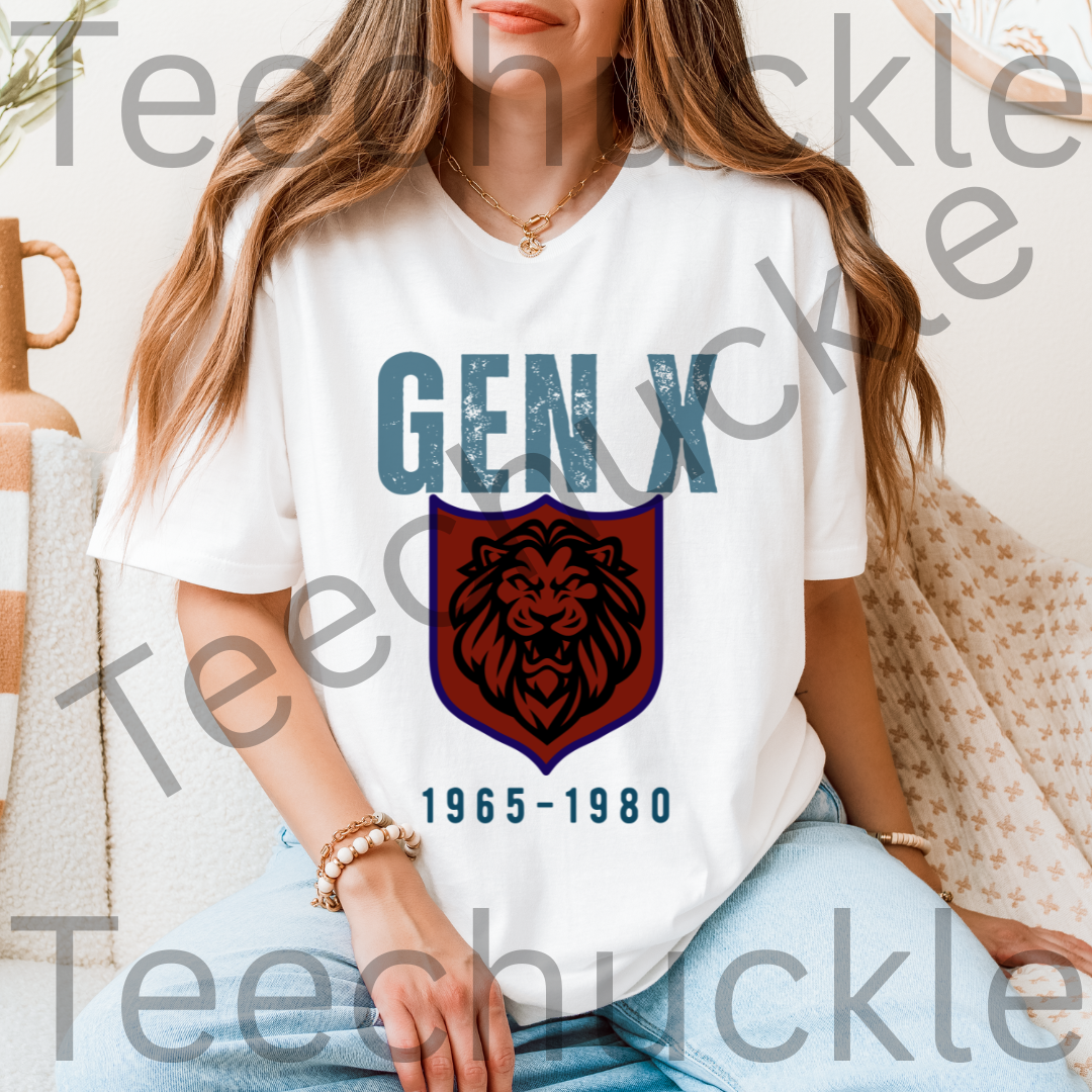 Unisex Gen x 1965-1980 t-shirt