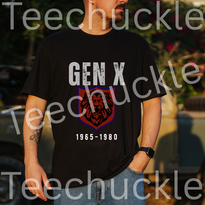 Unisex Gen x 1965-1980 t-shirt