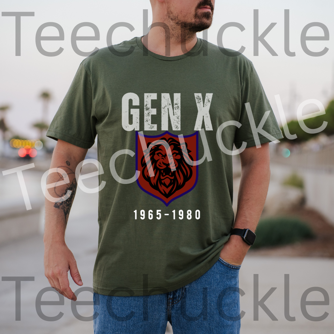 Unisex Gen x 1965-1980 t-shirt