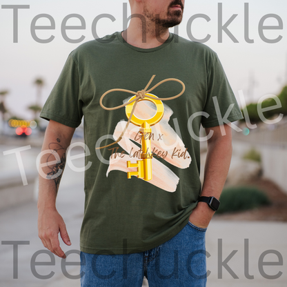 Teechuckle Unisex Gen x The latchkey kids T-shirt