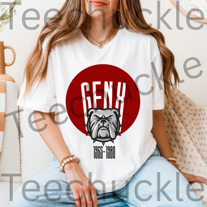 Teechuckle Unisex Gen x 1965-1980 Bulldog t-shirt
