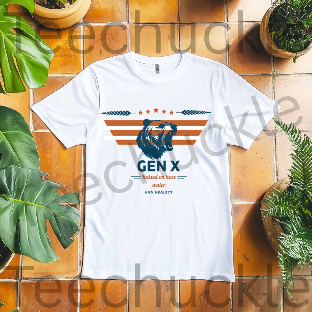 Unisex Gen x Raised On Hosewater and Neglect T-shirt