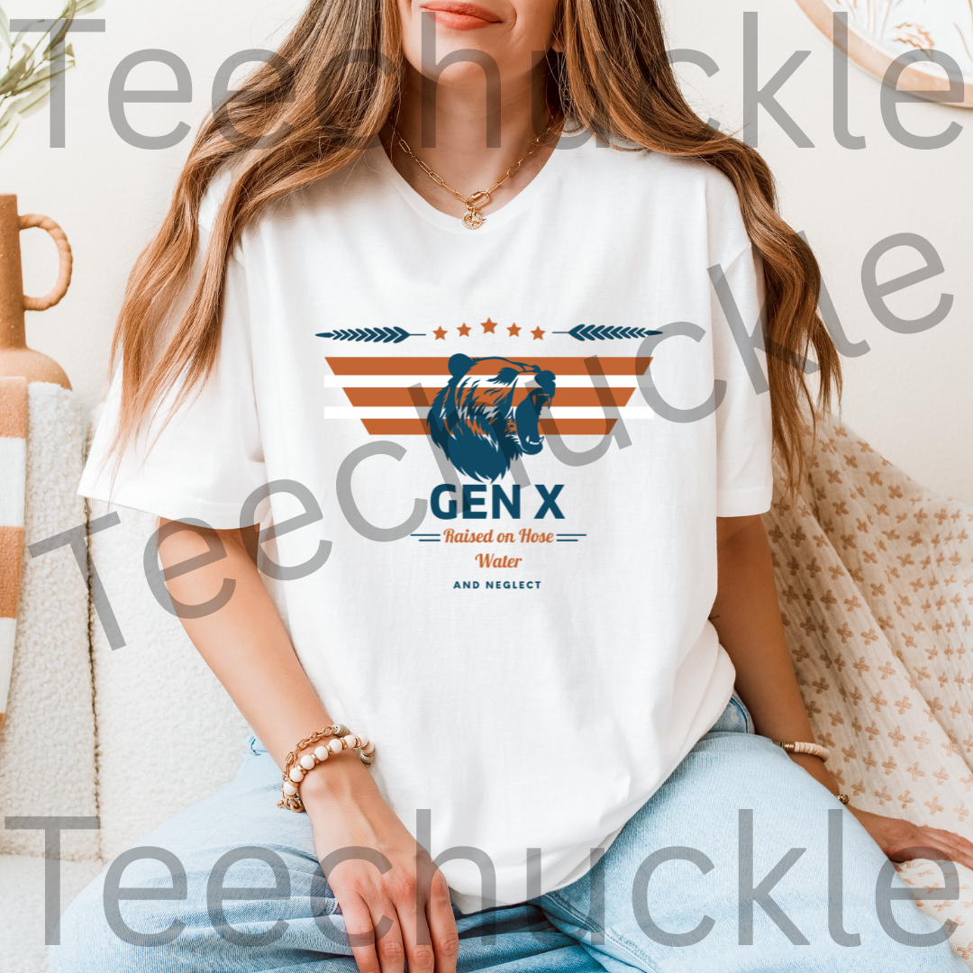 Unisex Gen x Raised On Hosewater and Neglect T-shirt