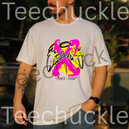 Gen x 1965-1980 Angel T-shirt, Nostalgia Unisex Gift Shirt