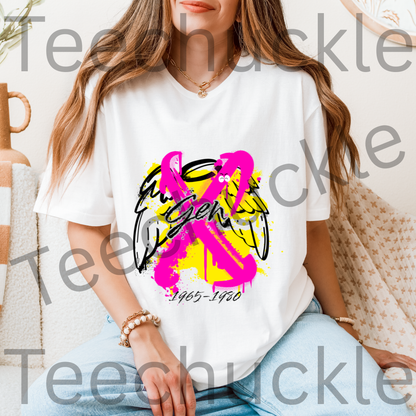Gen x 1965-1980 Angel T-shirt, Nostalgia Unisex Gift Shirt