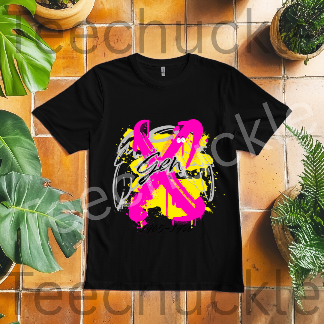 Gen x 1965-1980 Angel T-shirt, Nostalgia Unisex Gift Shirt