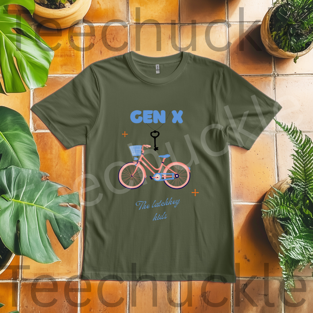 Gen x, The Latchkey Kids Tee, Nostalgic, Back In The Day, Unisex Gift shirt