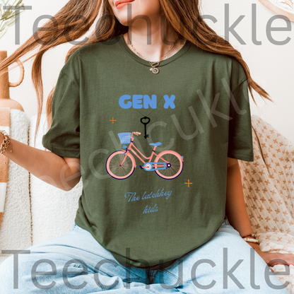 Gen x, The Latchkey Kids Tee, Nostalgic, Back In The Day, Unisex Gift shirt