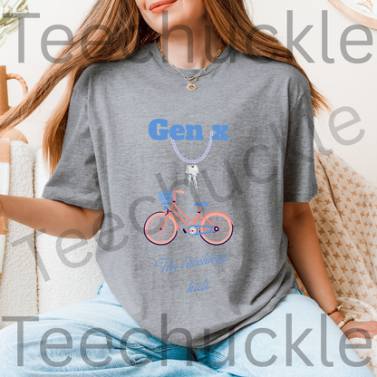 Gen x, The Latchkey Kids Tee, Nostalgic, Back In The Day, Unisex Gift shirt