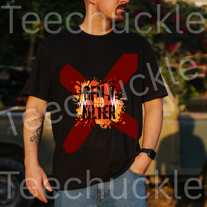 Gen X No Filter T-shirt - Unapologetic Statement Tee. Unisex Gift Shirt.