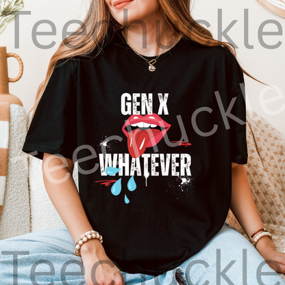Funny Gen X T-shirt. Whatever Tee. Retro Nostalgic Unisex Shirt