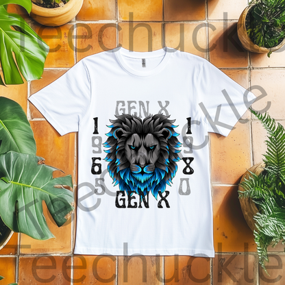 Gen X Humour Shirt. Gen X 1965 to 1980 T-shirt. Gen X Pride. Unisex Gift Tee
