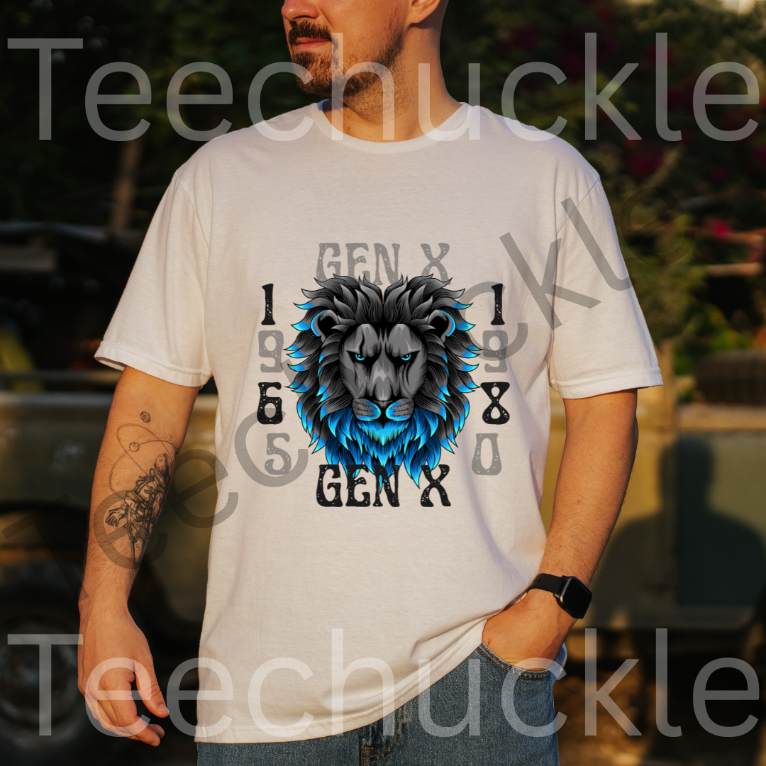 Gen X Humour Shirt. Gen X 1965 to 1980 T-shirt. Gen X Pride. Unisex Gift Tee