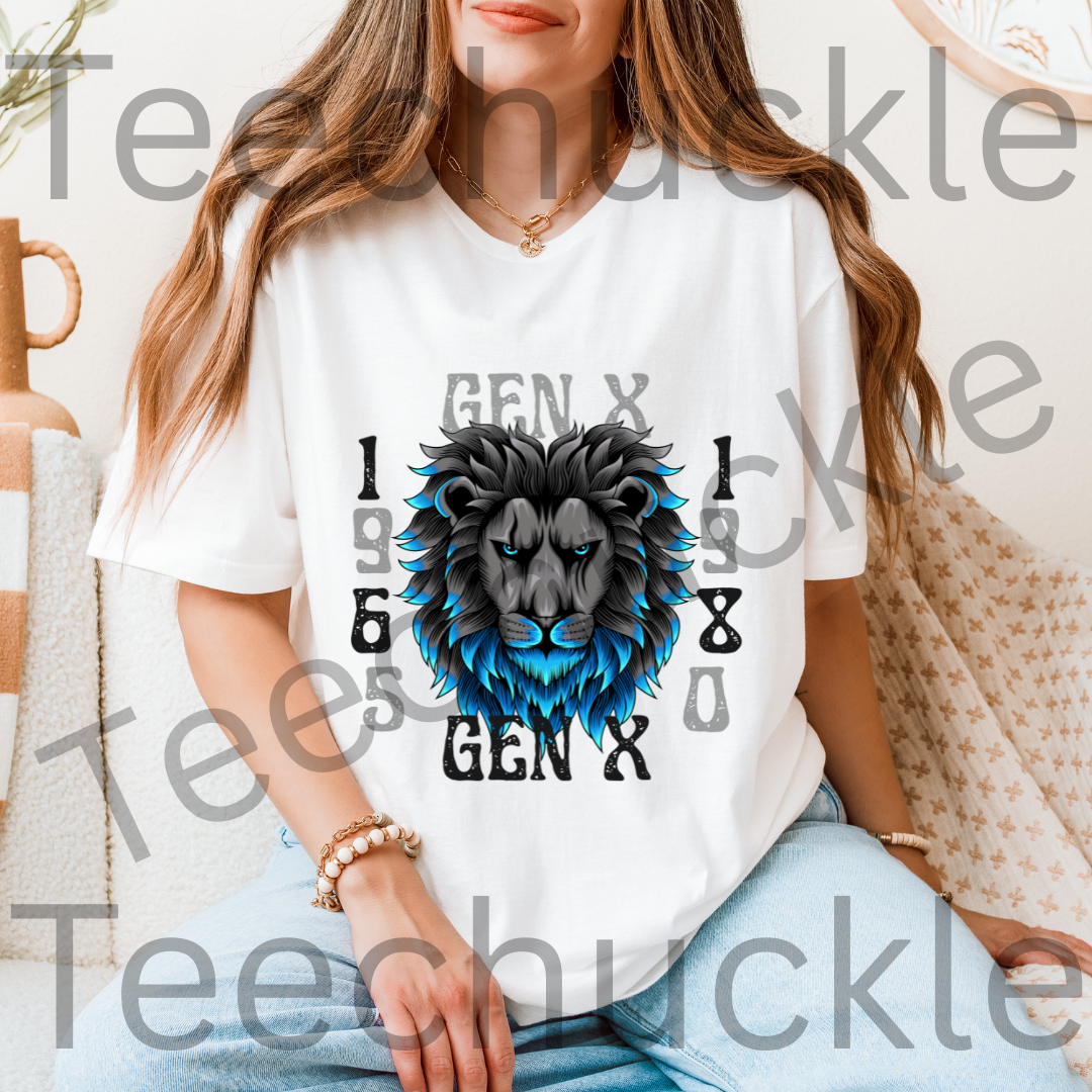 Gen X Humour Shirt. Gen X 1965 to 1980 T-shirt. Gen X Pride. Unisex Gift Tee