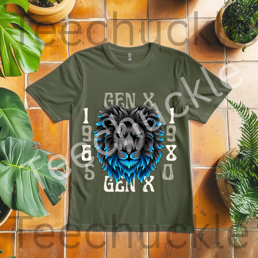 Gen X Humour Shirt. Gen X 1965 to 1980 T-shirt. Gen X Pride. Unisex Gift Tee