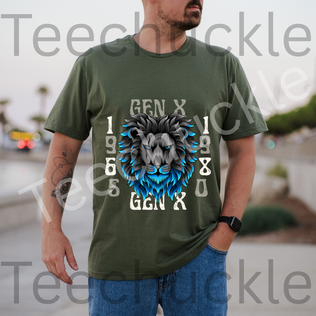 Gen X Humour Shirt. Gen X 1965 to 1980 T-shirt. Gen X Pride. Unisex Gift Tee