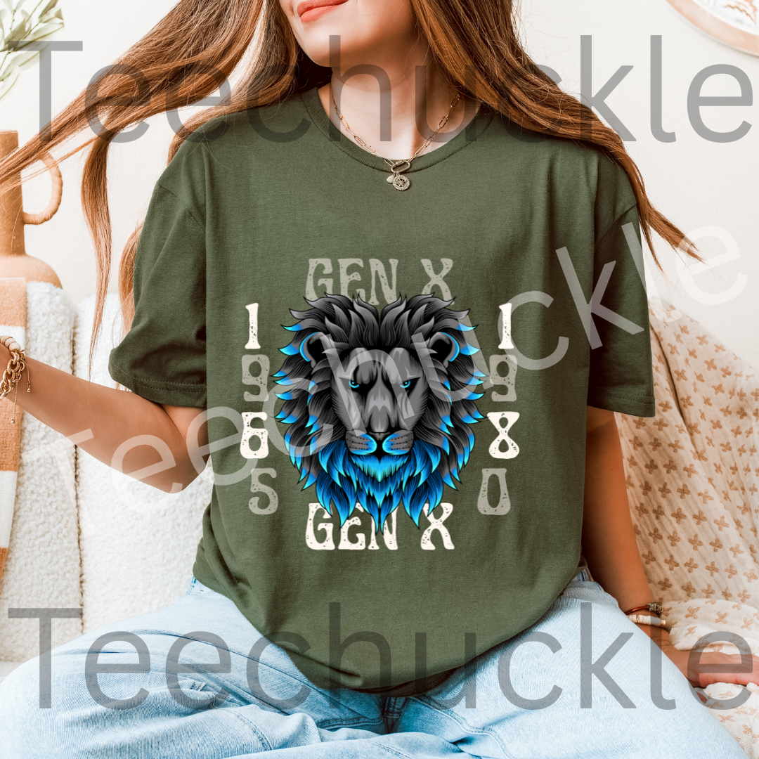 Gen X Humour Shirt. Gen X 1965 to 1980 T-shirt. Gen X Pride. Unisex Gift Tee