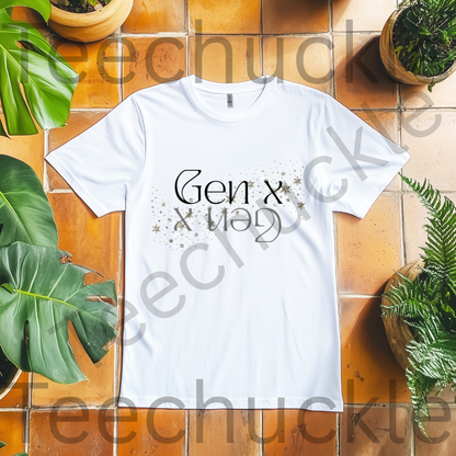 Gen X T-shirt. Proud Gen X Tee. Unisex Gift Shirt.