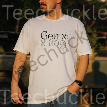 Gen X T-shirt. Proud Gen X Tee. Unisex Gift Shirt.