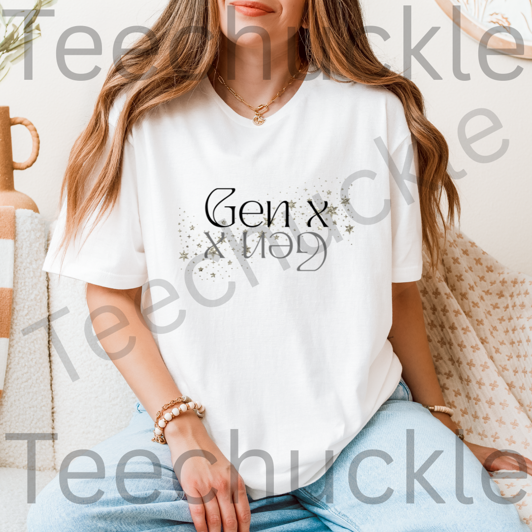 Gen X T-shirt. Proud Gen X Tee. Unisex Gift Shirt.