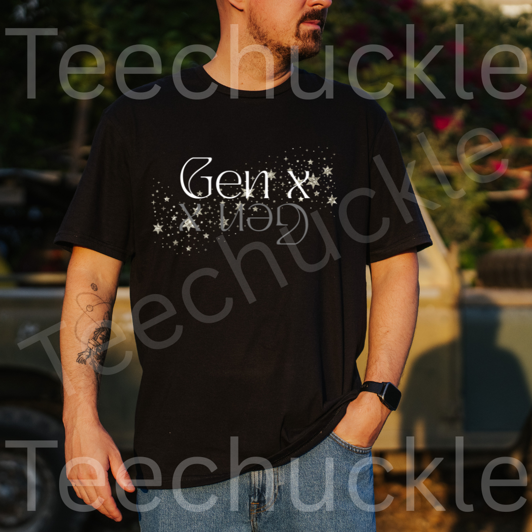 Gen X T-shirt. Proud Gen X Tee. Unisex Gift Shirt.