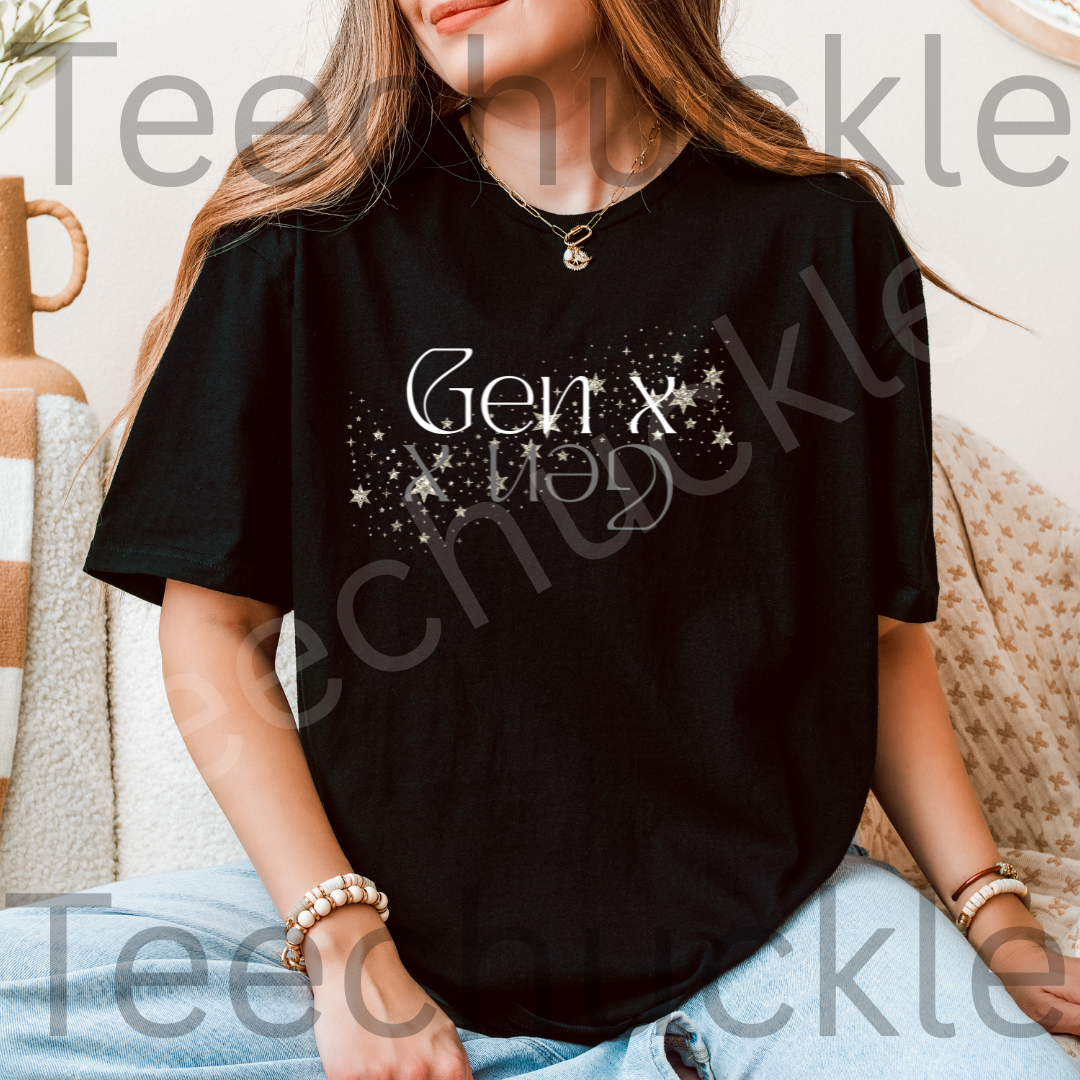 Gen X T-shirt. Proud Gen X Tee. Unisex Gift Shirt.