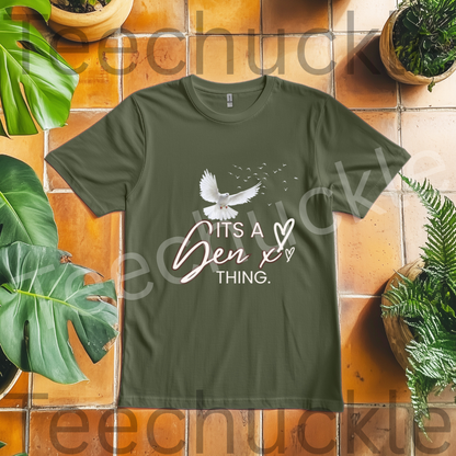 Funny Gen X T-Shirt. 80s 90s Nostalgia Retro Shirt. Its a Gen X Thing Tee. Unisex Gift Shirt.