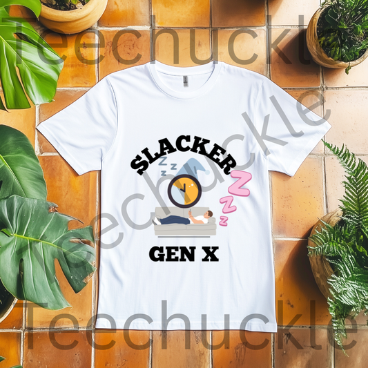 Gen X T-shirt. 80s 90s Nostalgia Retro Shirt. Slacker Shirt. Unisex Gift Shirt.