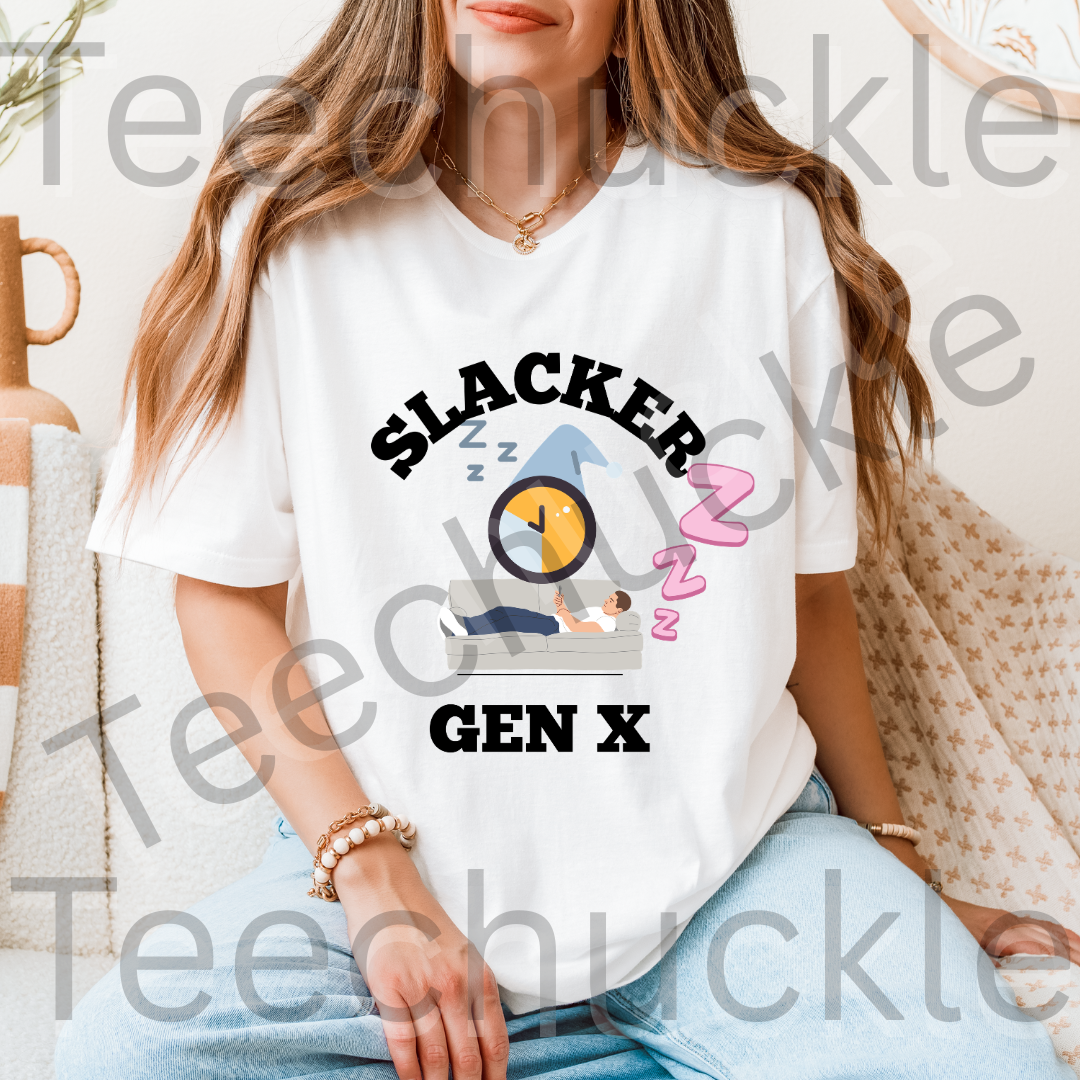 Gen X T-shirt. 80s 90s Nostalgia Retro Shirt. Slacker Shirt. Unisex Gift Shirt.