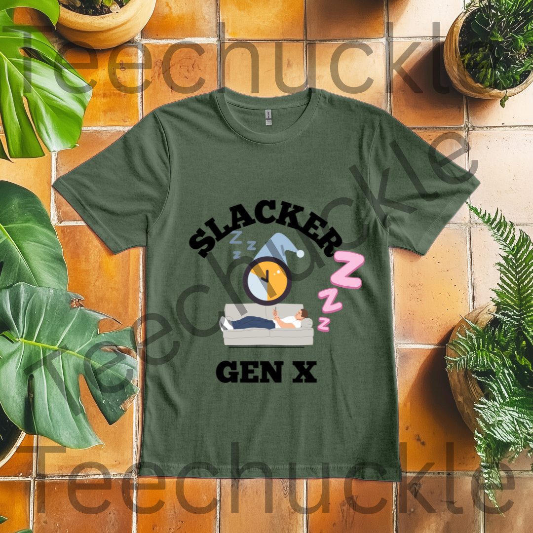 Gen X T-shirt. 80s 90s Nostalgia Retro Shirt. Slacker Shirt. Unisex Gift Shirt.