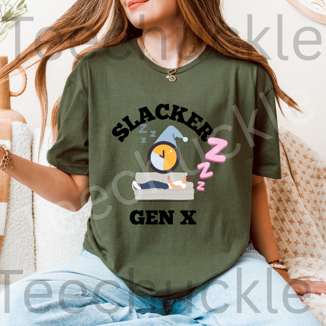 Gen X T-shirt. 80s 90s Nostalgia Retro Shirt. Slacker Shirt. Unisex Gift Shirt.