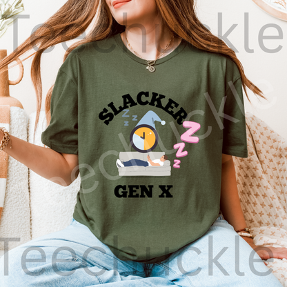 Gen X T-shirt. 80s 90s Nostalgia Retro Shirt. Slacker Shirt. Unisex Gift Shirt.