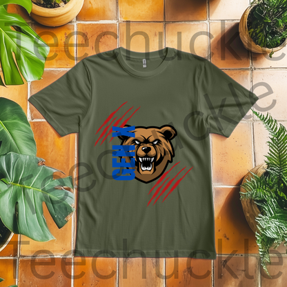 Teechuckle Unisex Gen x Bear t-shirt
