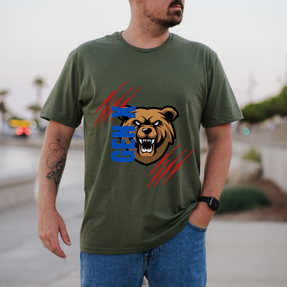 Teechuckle Unisex Gen x Bear t-shirt