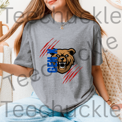 Teechuckle Unisex Gen x Bear t-shirt