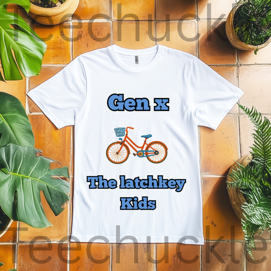 Retro Gen X Latchkey Kids T-Shirt | Vintage 1980s Nostalgia Tee
