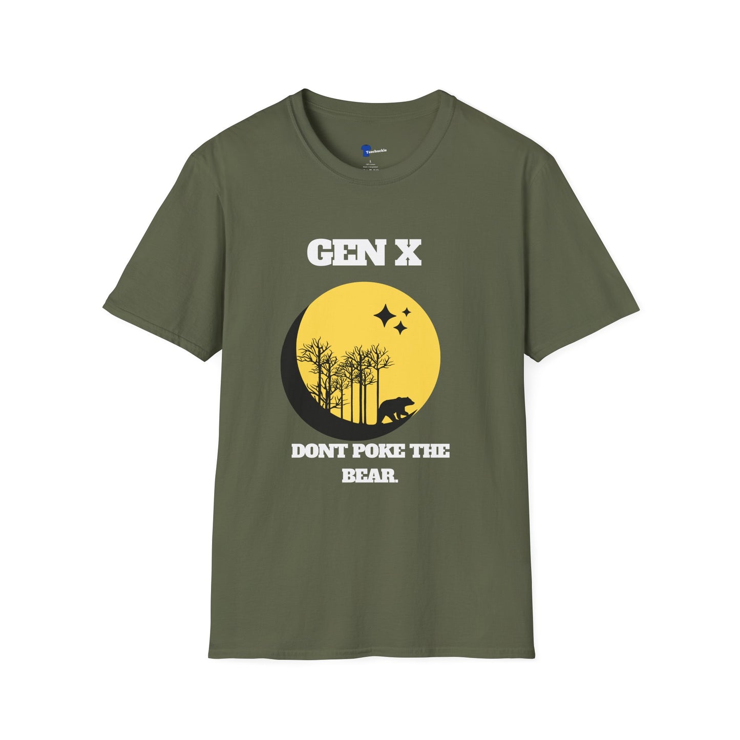 Funny Gen X Dont Poke The Bear Shirt, Sarcastic Generation X T-Shirt, Retro Wilderness Bear Graphic Tee, Outdoor Survivalist Humorous Gift