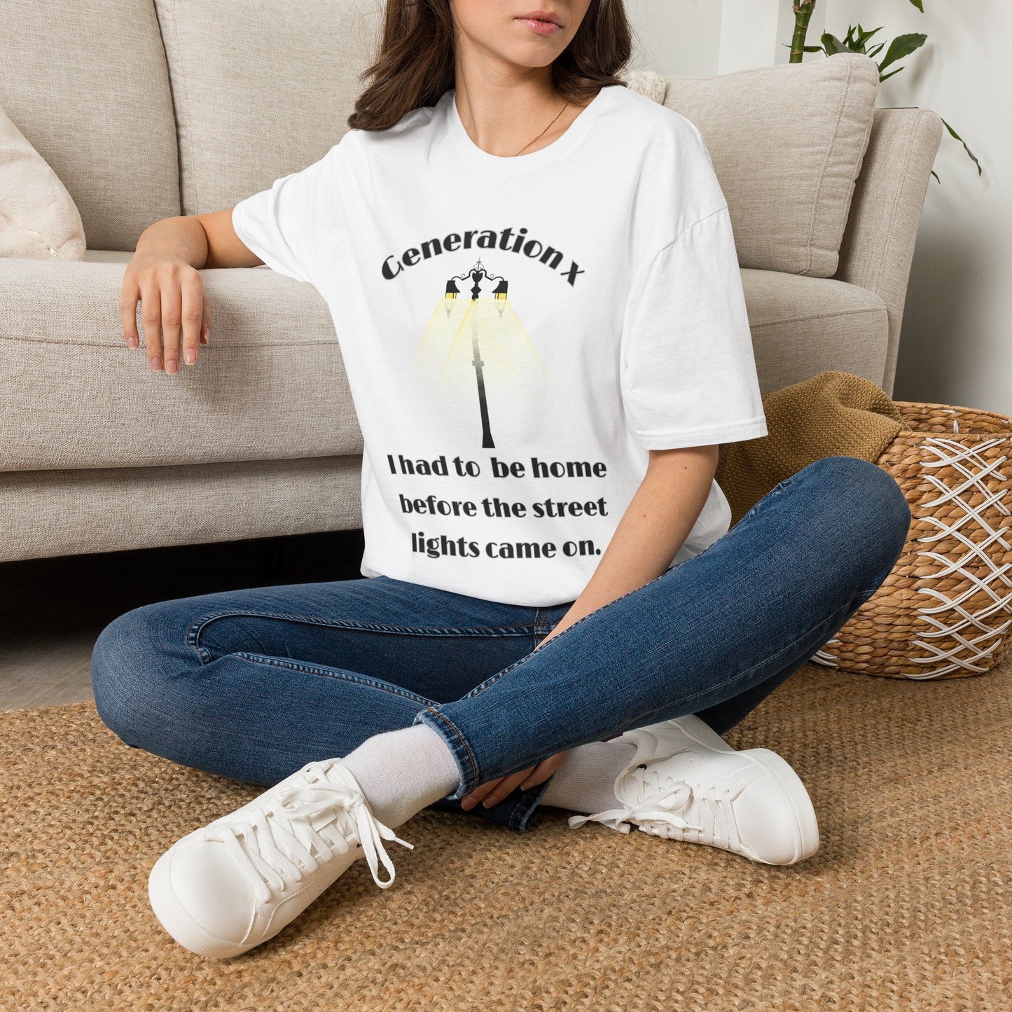 Funny Gen X Street Lights T-Shirt - Retro 80s Latchkey Kid Nostalgia Tee