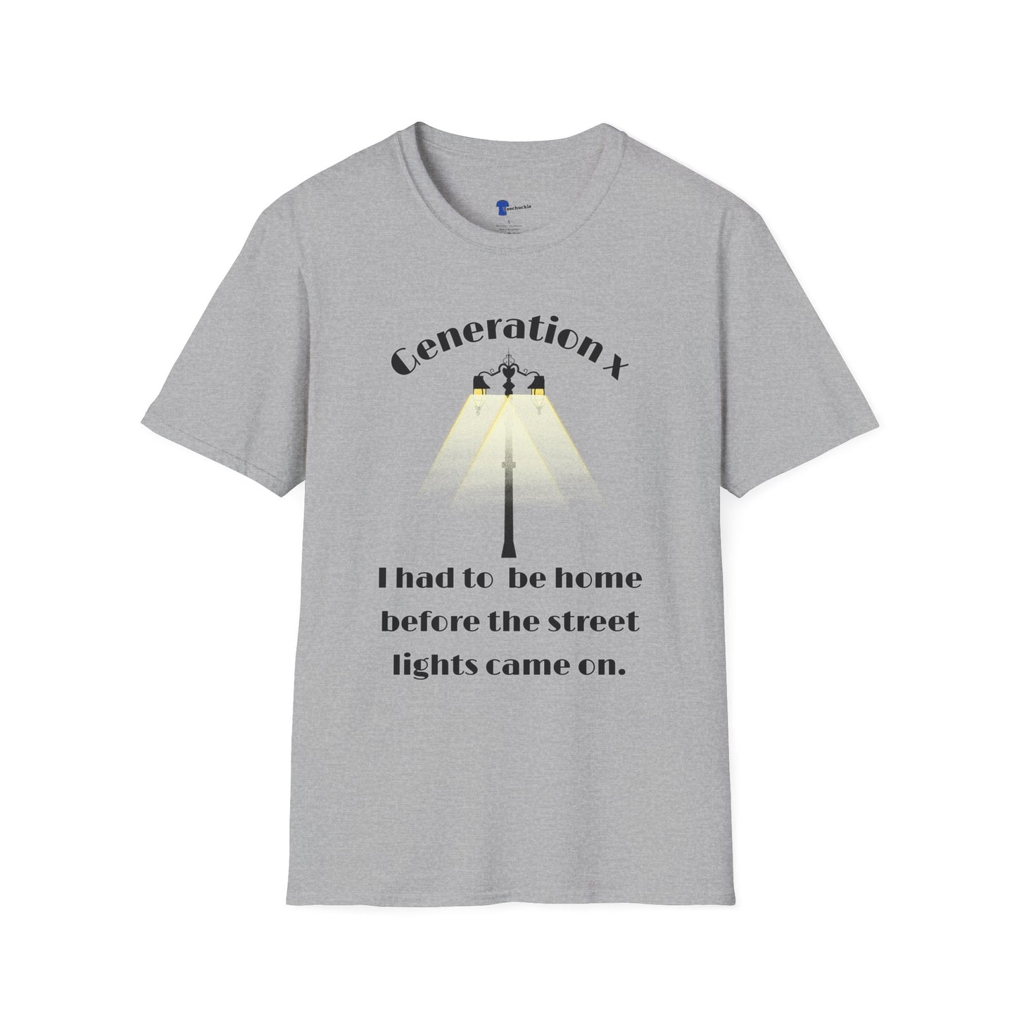 Funny Gen X Street Lights T-Shirt - Retro 80s Latchkey Kid Nostalgia Tee
