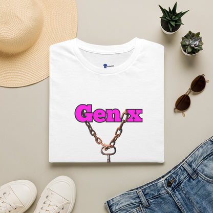 Retro Gen X Latchkey Kids Key T-Shirt | Vintage 1980s Silver Key Tee