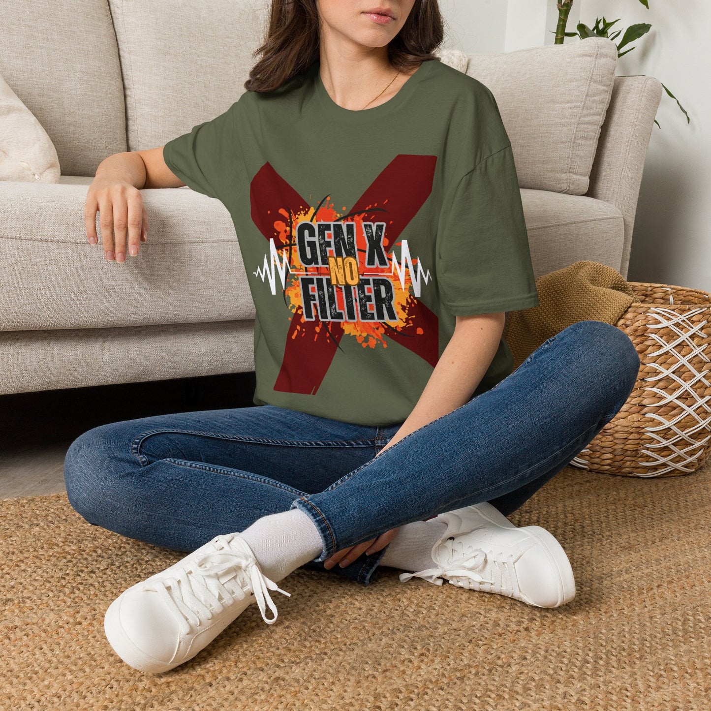 Gen X No Filter Shirt, Funny Generation X Graphic Tee, Sarcastic Gen X T-Shirt, Retro Grunge Aesthetic Shirt, Unfiltered Generation X Gift