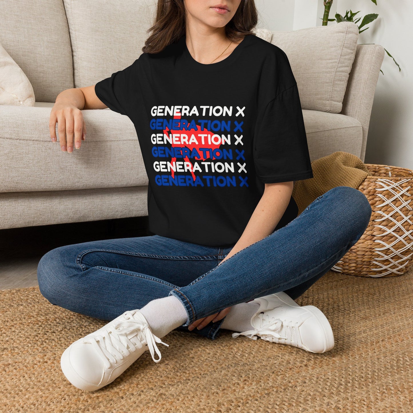 Funny Gen X Superhero T-Shirt | Retro Generation X Graphic Tee