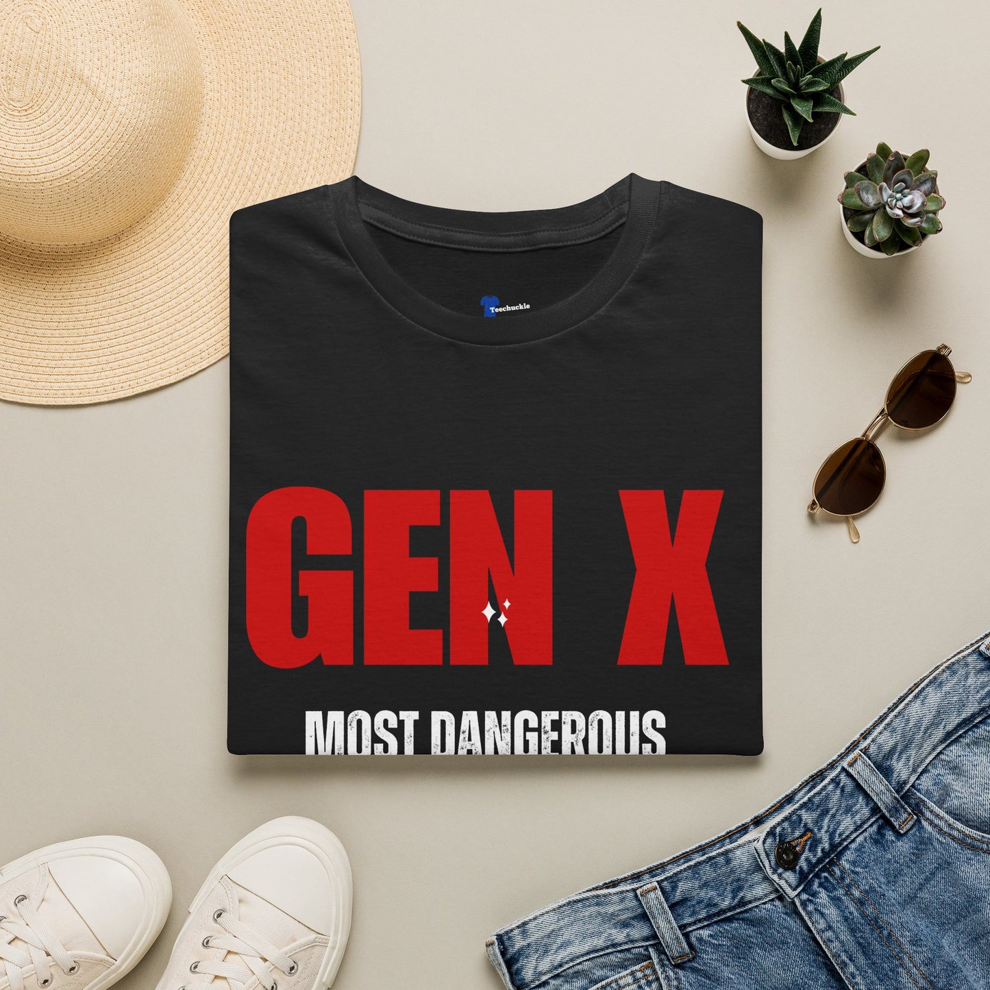 Gen X Most Dangerous Generation T-Shirt | Retro Sarcastic Tee
