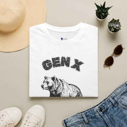 Vintage Gen X Bear T-Shirt, Retro 1965-1980 Generation X Shirt, Distressed Grizzly Bear Graphic Tee, 70s 80s Nostalgia Gift