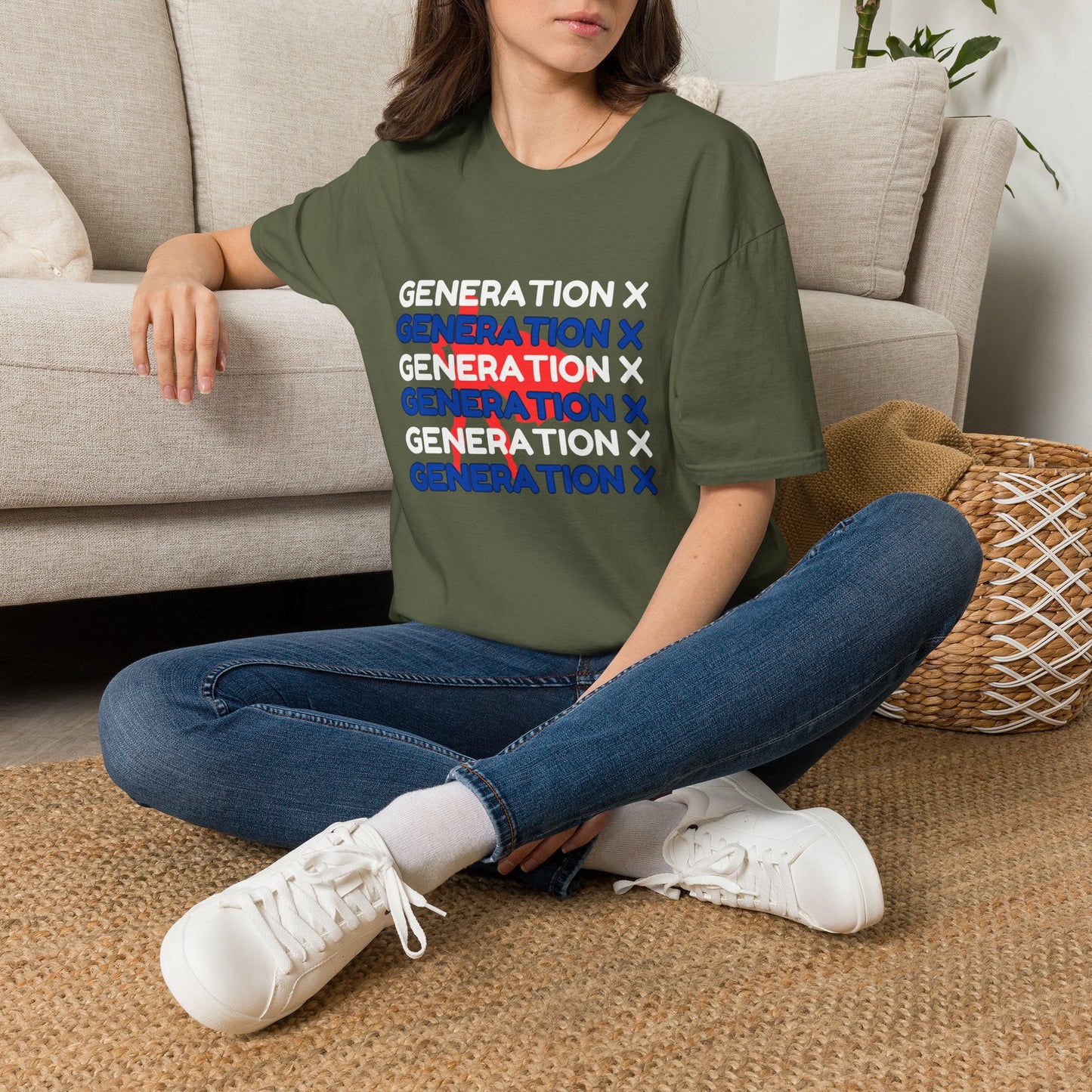 Funny Gen X Superhero T-Shirt | Retro Generation X Graphic Tee