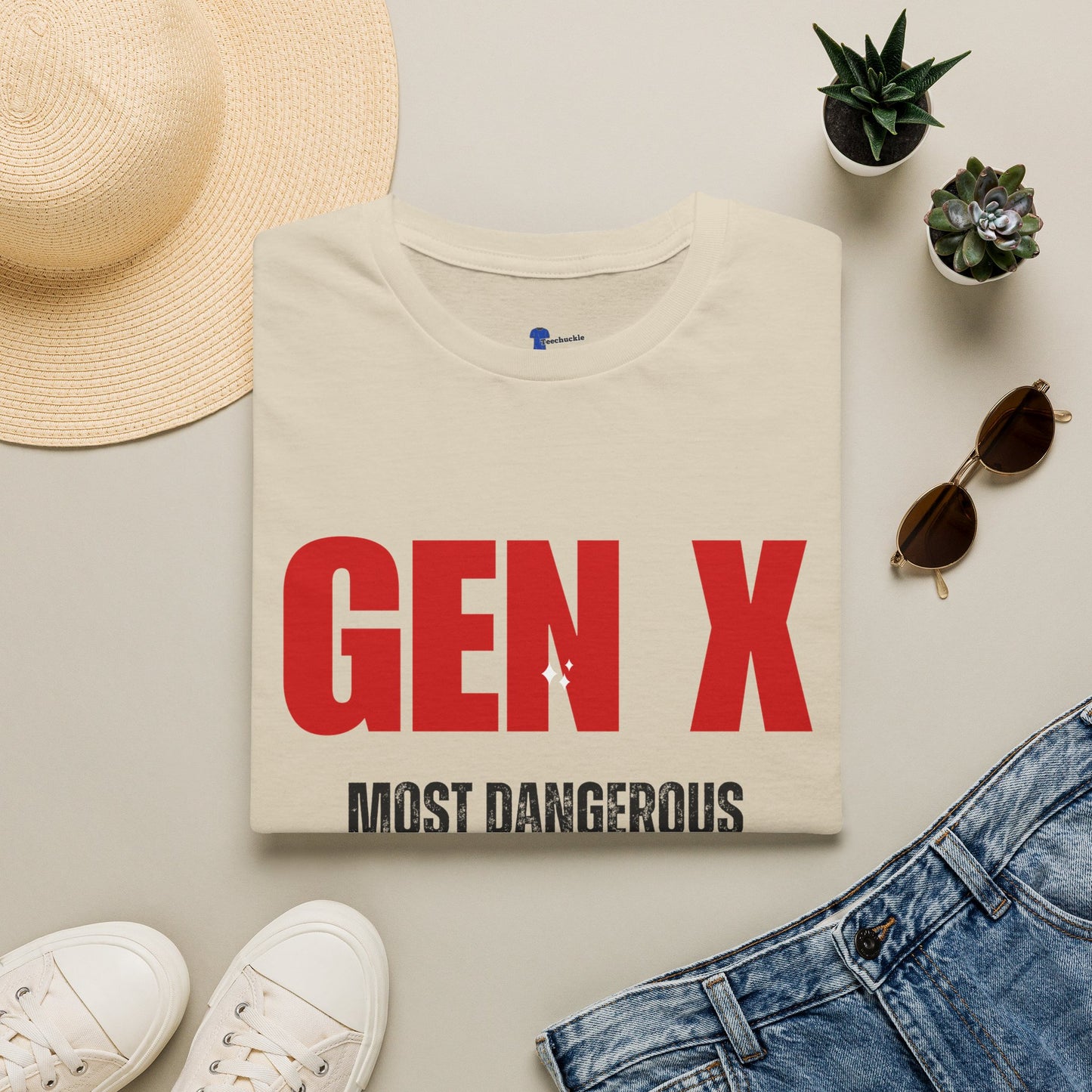 Gen X Most Dangerous Generation T-Shirt | Retro Sarcastic Tee