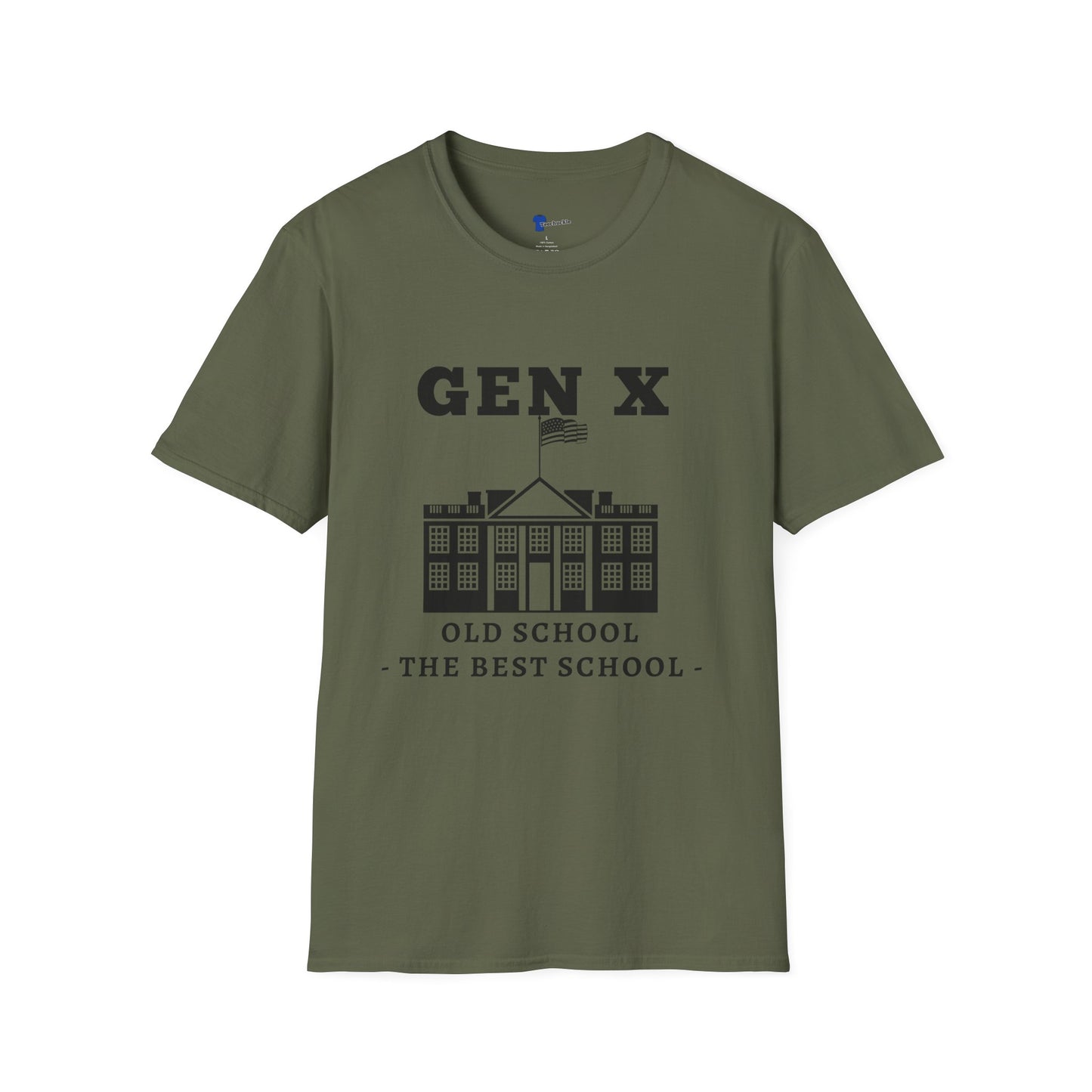 Gen X Old School Shirt, The Best School Generation X T-Shirt, Retro Schoolhouse Graphic Tee, 80s Nostalgia Clothing, Funny Vintage Institutional Gift
