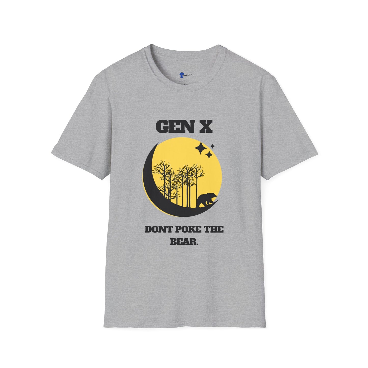 Funny Gen X Dont Poke The Bear Shirt, Sarcastic Generation X T-Shirt, Retro Wilderness Bear Graphic Tee, Outdoor Survivalist Humorous Gift
